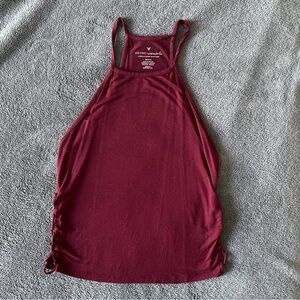 🔥American Eagle Women's Burgundy Tank Top